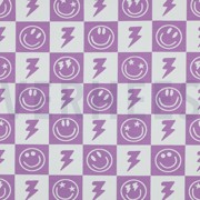 JERSEY HAPPY FACES LAVENDER (thumbnail)