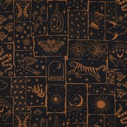 FINE POPLIN BOHO BLACK (thumbnail)