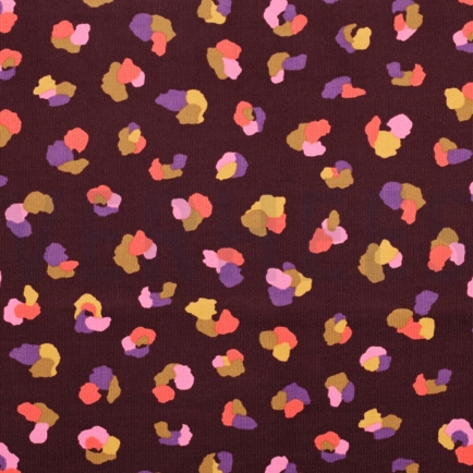 BABYCORD ANIMAL SKIN BORDEAUX (hover)