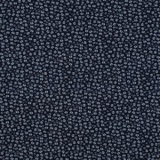 BAMBOO COTTON JERSEY FLOWERS NAVY (thumbnail)