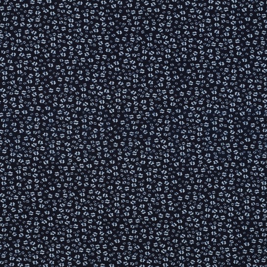 BAMBOE KATOEN JERSEY BLOEMEN MARINEBLAUW #7