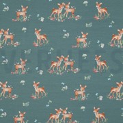 JERSEY GOTS DIGITAL DEER DARK MINT (thumbnail)