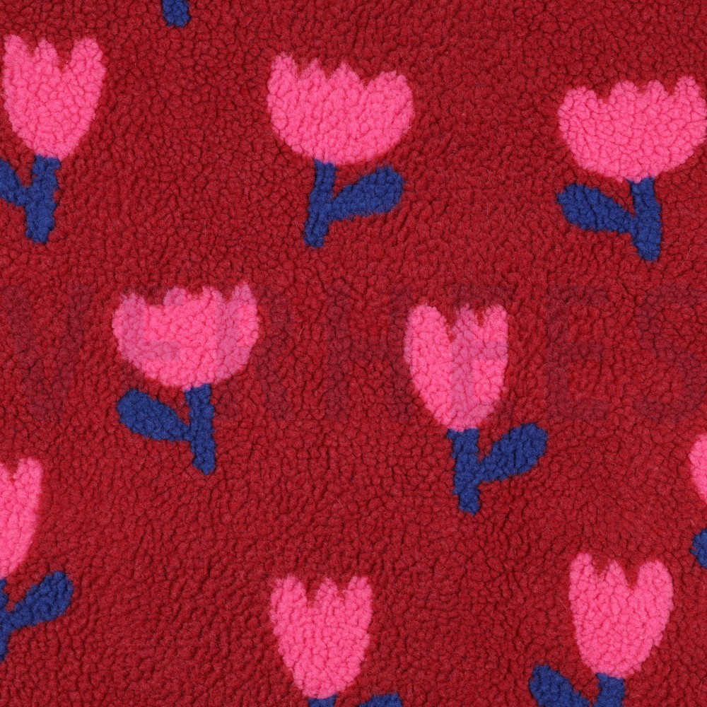 TEDDY FLOWERS DARK RED (hover)