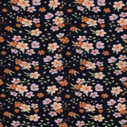 JERSEY GOTS FLOWERS NAVY (thumbnail)