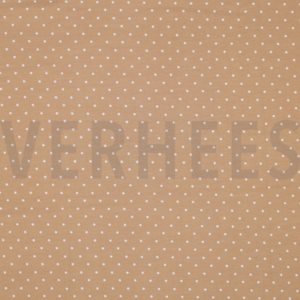 JERSEY DOTS CAPPUCCINO