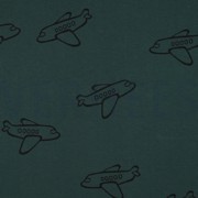 JOGGING AIRPLANES DARK GREEN (thumbnail)