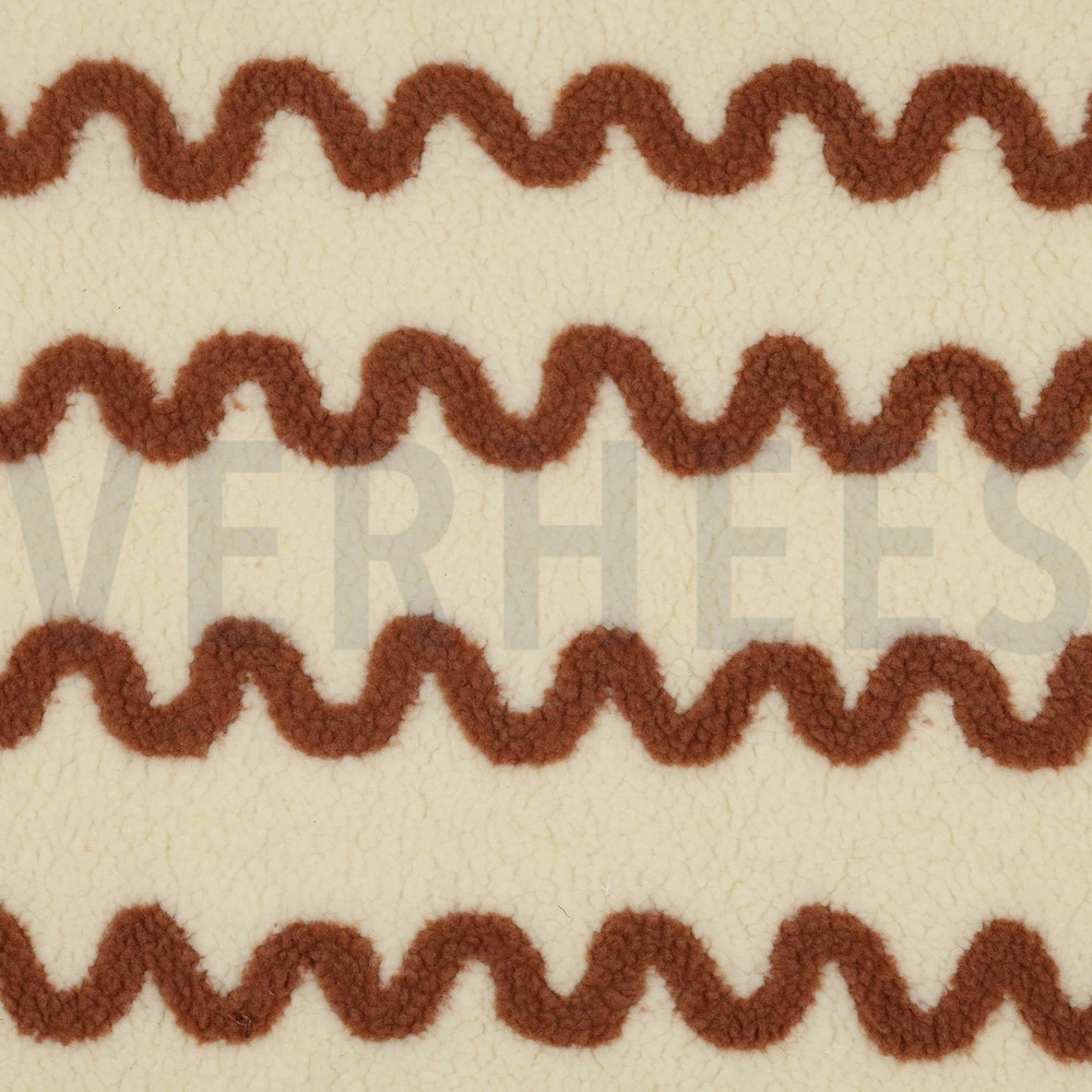 TEDDY JACQUARD WAVES CAMEL