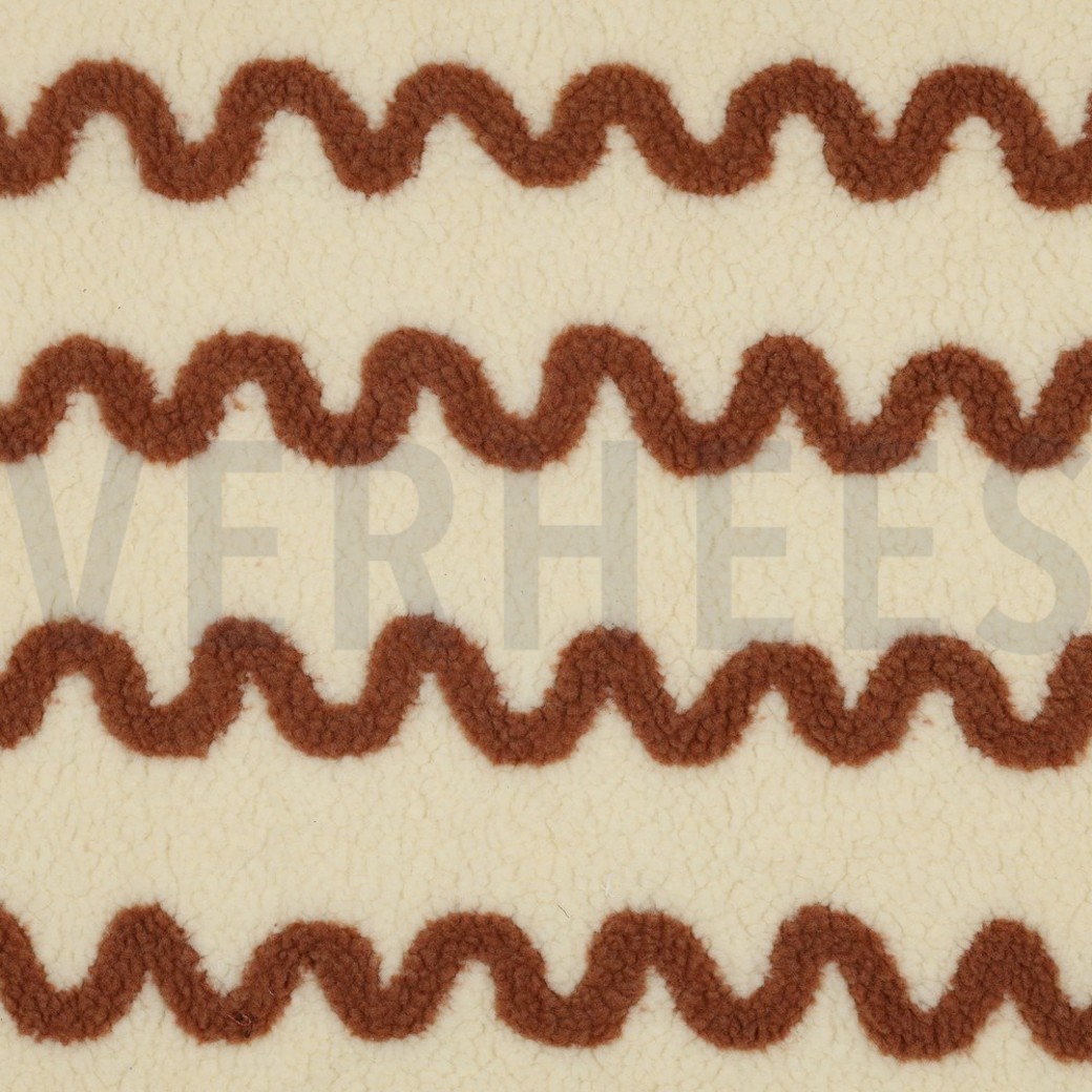 TEDDY JACQUARD WAVES CAMEL