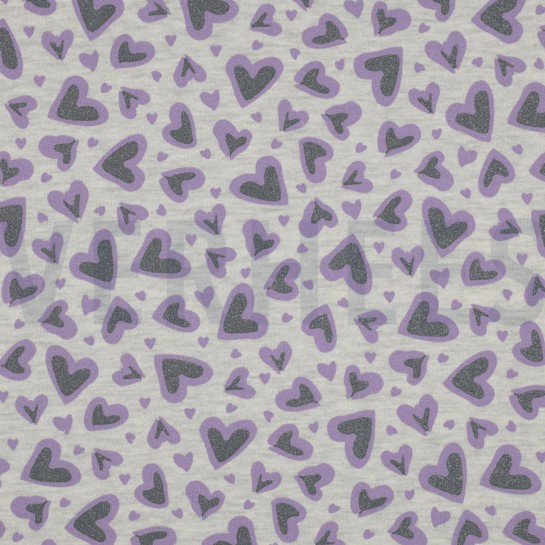 SWEAT MELANGE PAILLETTES LÉOPARD CŒURS ÉCRU MÉLANGÉ #7