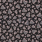 SWEAT MELANGE GLITTER LEOPARD HEARTS ANTHRACITE MELANGE (thumbnail)