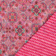 COTTON VOILE STEPPED DIGITAL PATCHWORK PINK (thumbnail)