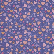 FLANNEL HEARTS LAVENDER (thumbnail)