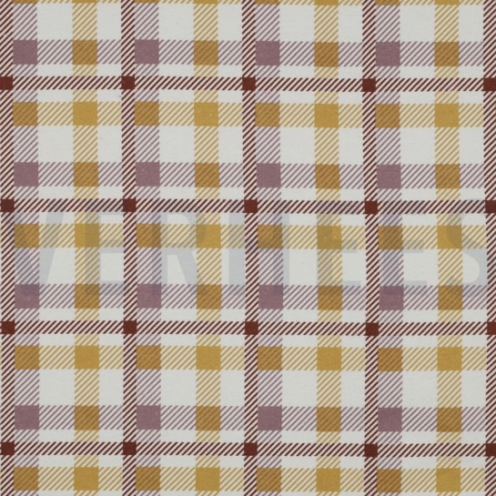 FLANNEL CHECKS OCHRE #7
