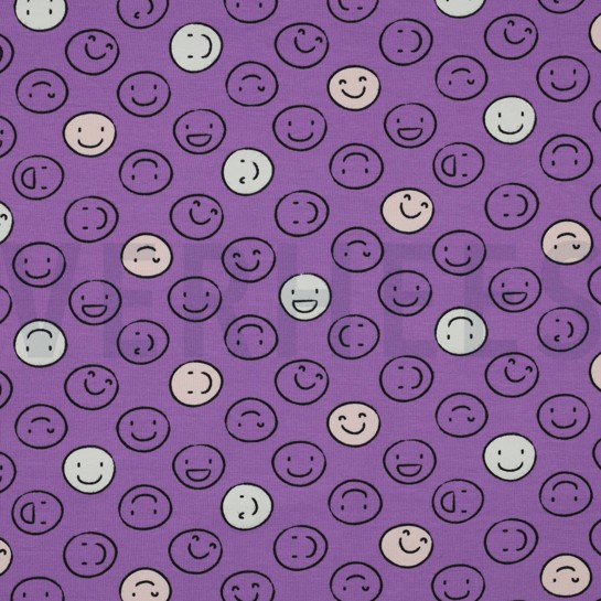 JERSEY GLOW IN THE DARK SMILEYS PAARS #7