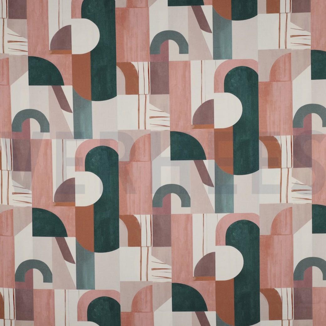 CANVAS DIGITAL GEOMETRIC GREEN