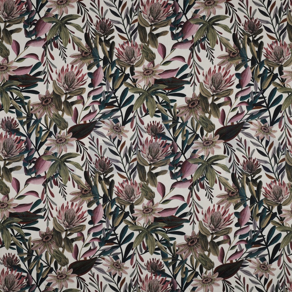 CANVAS DIGITAL FLOWERS OFF-WHITE