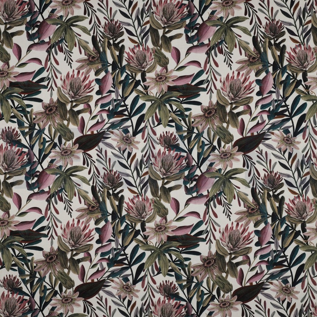 CANVAS DIGITAL FLOWERS OFF-WHITE