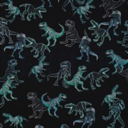 SWEAT DIGITAL DINOSAUR BLACK (thumbnail)