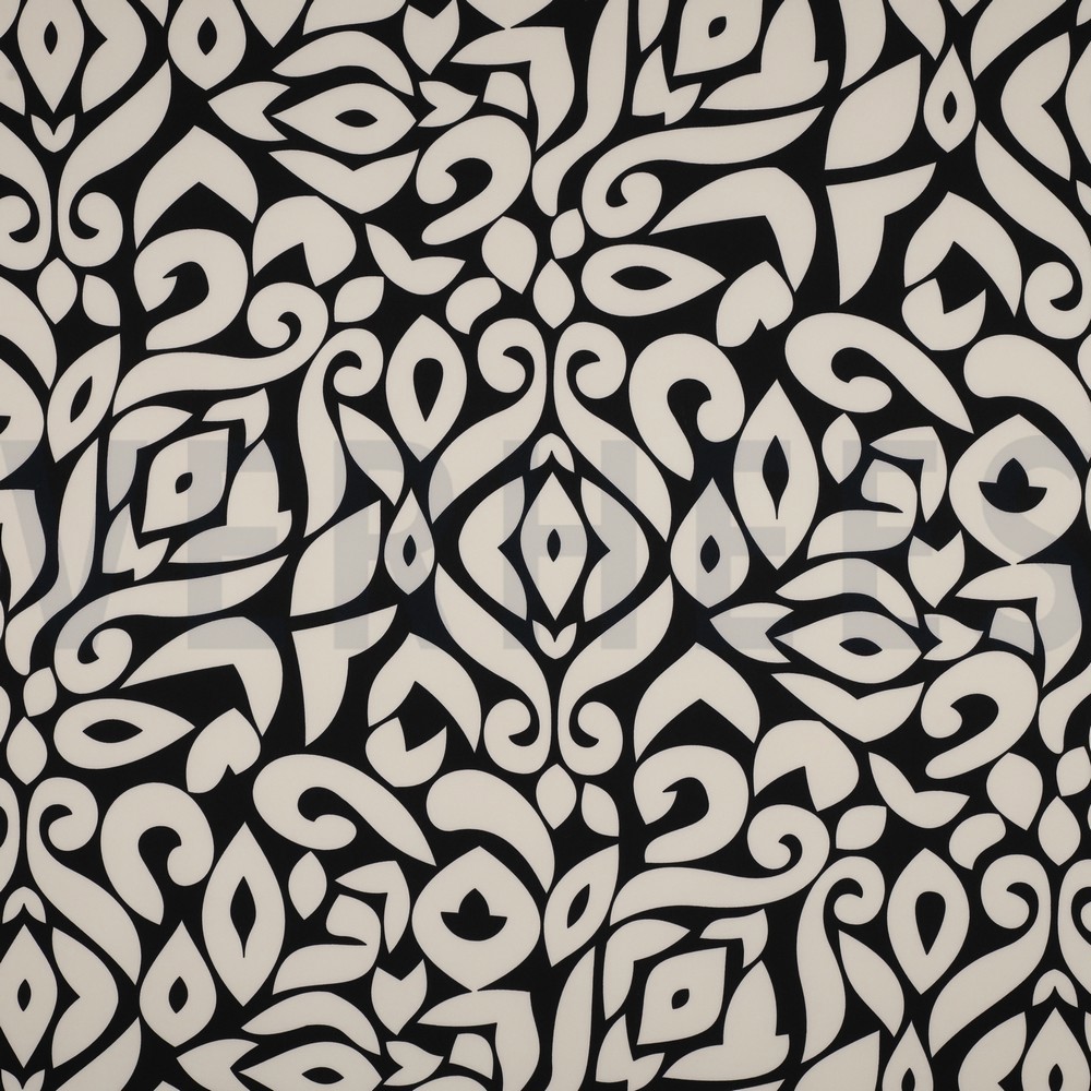 MAGNOLIA STRETCH ABSTRACT BLACK (hover)