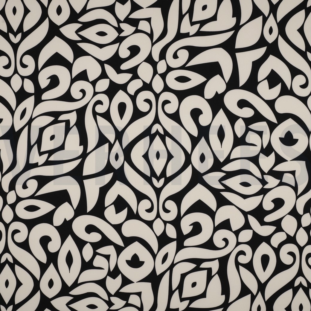 MAGNOLIA STRETCH ABSTRACT BLACK