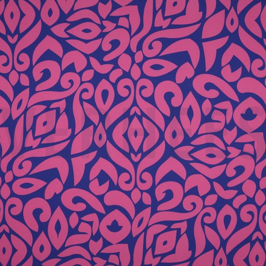 MAGNOLIA STRETCH ABSTRACT COBALT #7