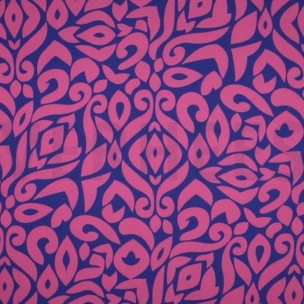 MAGNOLIA STRETCH ABSTRACT COBALT (hover)