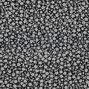 VISCOSE POPLIN STRETCH SMALL FLOWERS BLACK (thumbnail)