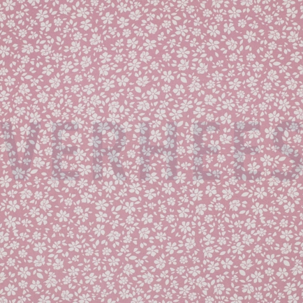 VISCOSE POPLIN STRETCH SMALL FLOWERS CHERRYBLOSSOM (hover)
