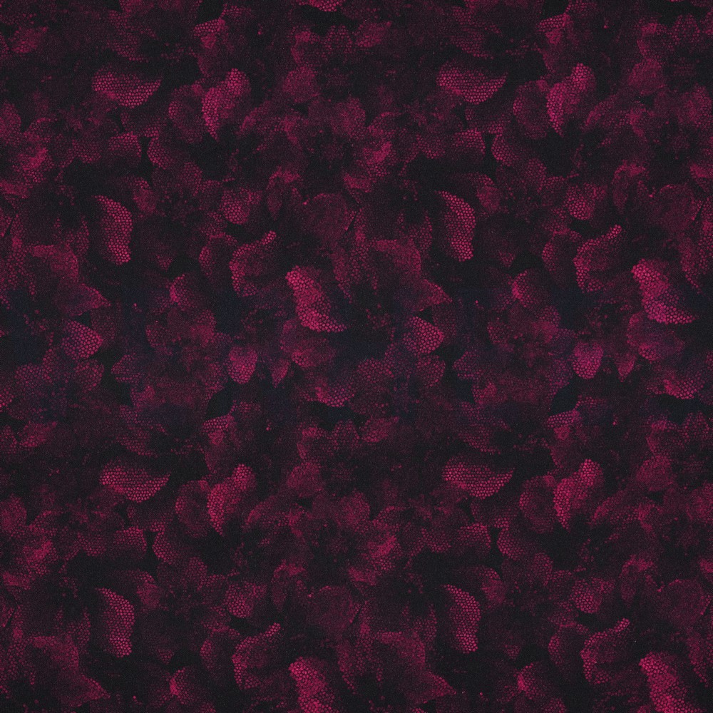 ROSELLA STRETCH DIGITAL FLOWERS FUCHSIA