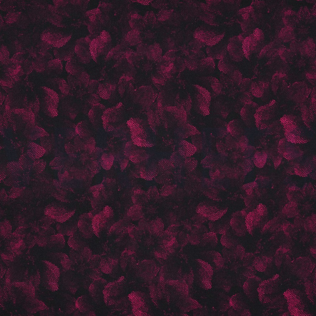 ROSELLA STRETCH DIGITAL FLOWERS FUCHSIA