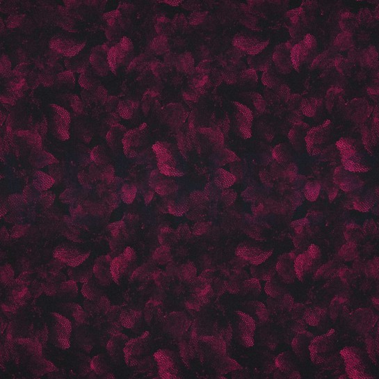 VISCOSE ROSELLA STRETCH DIGITAL FLOWERS FUCHSIA #7
