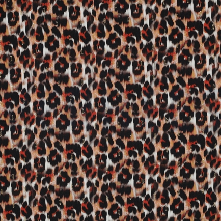 VISCOSE LUREX DIGITAL ANIMAL SKIN BROWN (hover)