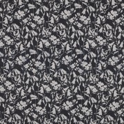 COTTON VOILE FLOWERS BLACK (thumbnail)