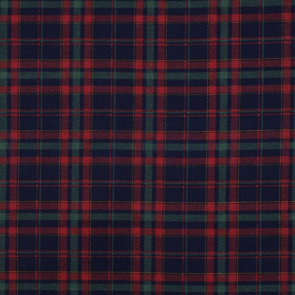 FLANNEL CHECKS NAVY