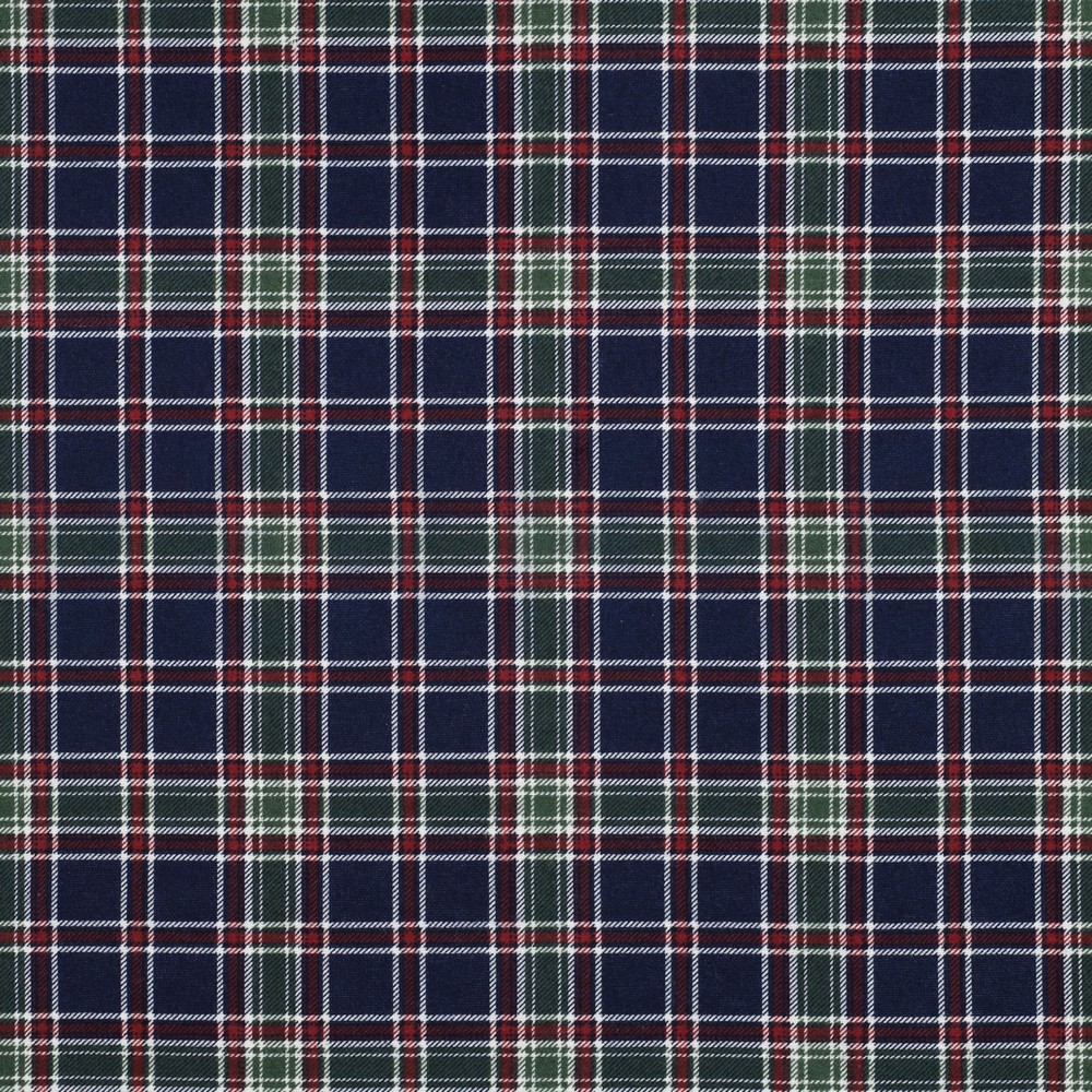 FLANNEL CHECKS NAVY