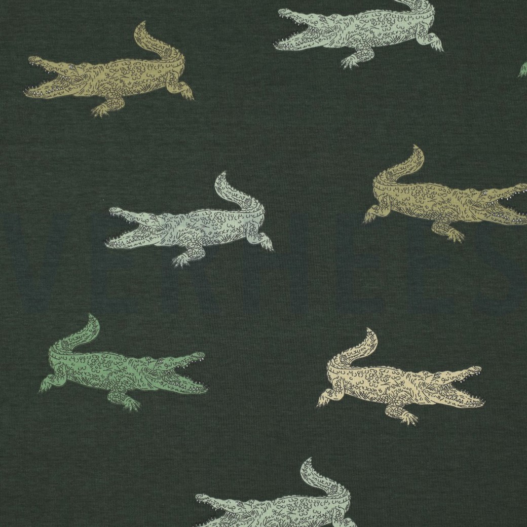 JERSEY CROCODILE ARMY GREEN