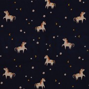 POPLIN UNICORN NAVY (thumbnail)
