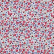 POPLIN DIGITAL SMALL FLOWERS WHITE (thumbnail)