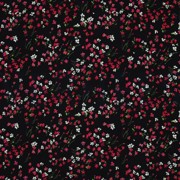 LENZING™ ECOVERO™ DIGITAL FLOWERS BLACK (thumbnail)