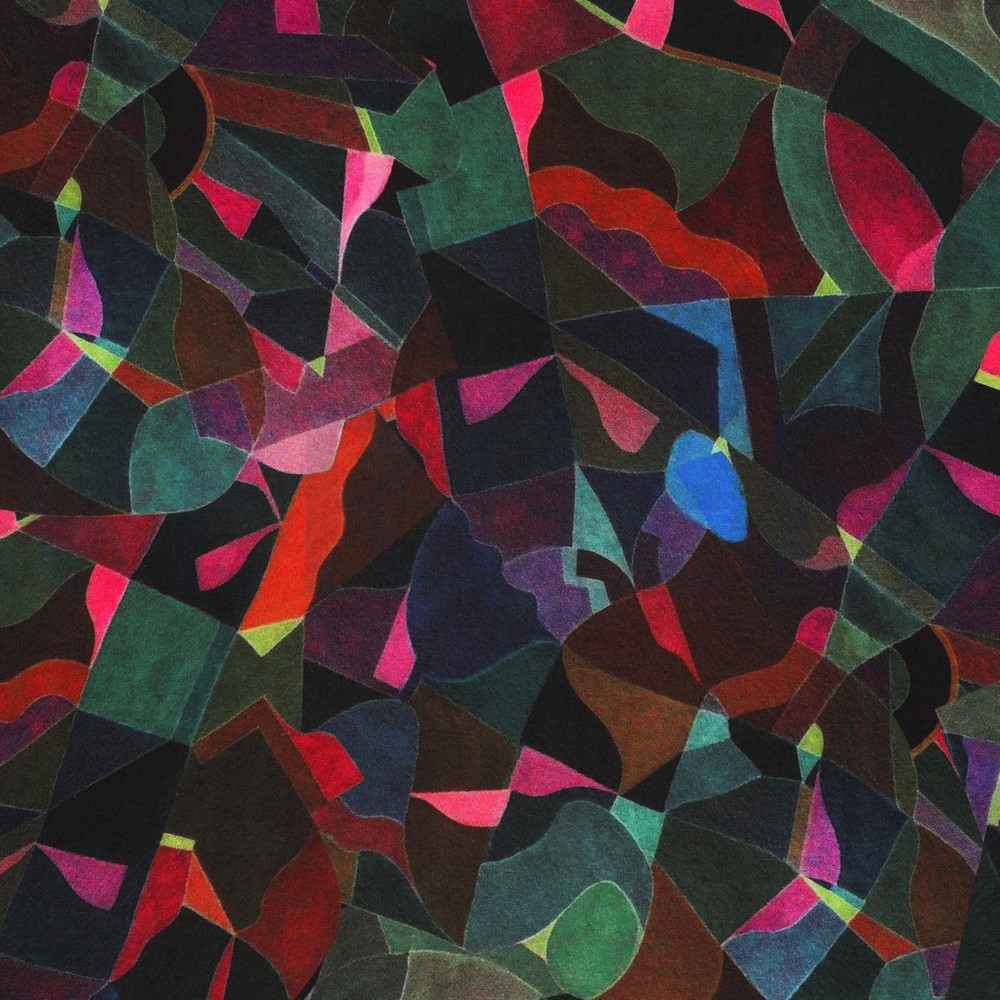 LENZING™ ECOVERO™ DIGITAL ABSTRACT MULTICOLOUR