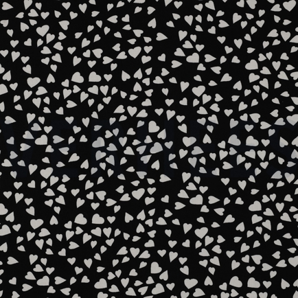 LENZING™ ECOVERO™ HEARTS BLACK (hover)