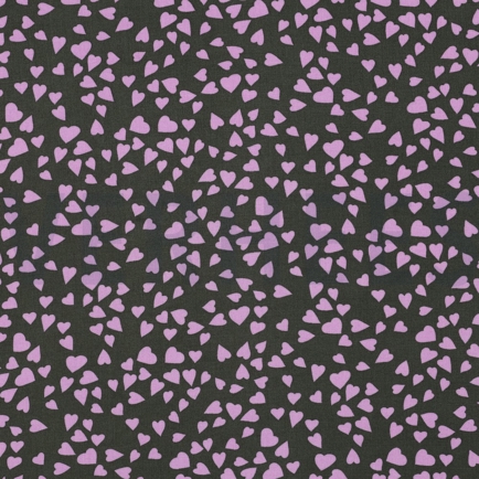 LENZING™ ECOVERO™ HEARTS ARMY GREEN (hover)