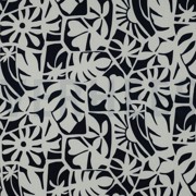 LENZING™ ECOVERO™ GEOMETRIC NAVY (thumbnail)
