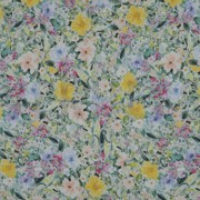 COTTON VOILE DIGITAL FLOWERS MULTICOLOUR (thumbnail)