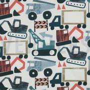 FINE POPLIN DIGITAL VEHICLES OFF-WHITE (thumbnail)