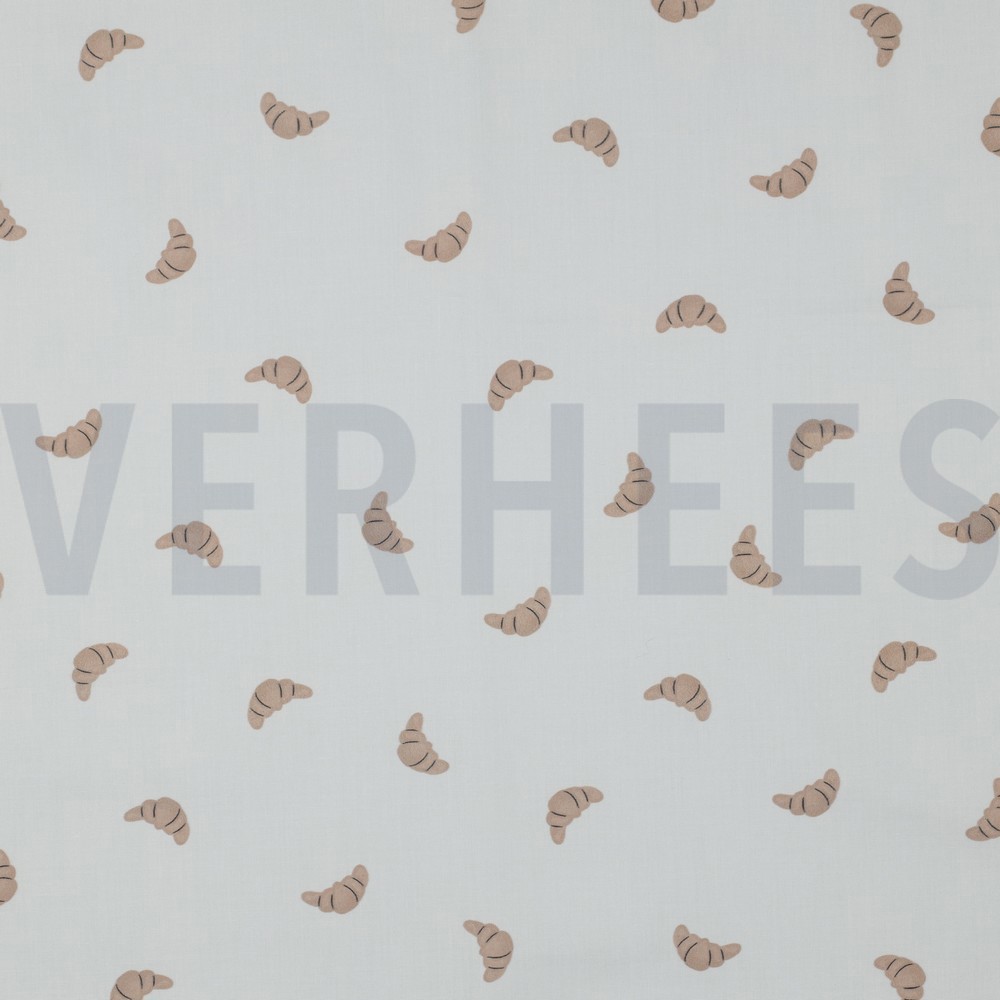 FINE POPLIN DIGITAL VIVE LA FRANCE WHITE (hover)