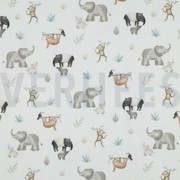 FINE POPLIN DIGITAL SAFARI ANIMALS OFF-WHITE (thumbnail)