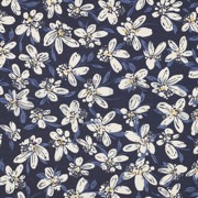 FRENCH TERRY FLOWERS NAVY (thumbnail)