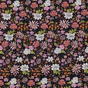 FRENCH TERRY FLOWERS NAVY (thumbnail)