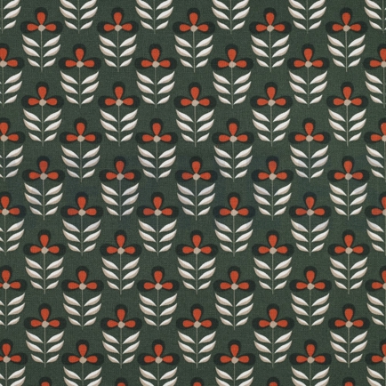 CANVAS FLOWERS OLD GREEN (hover)